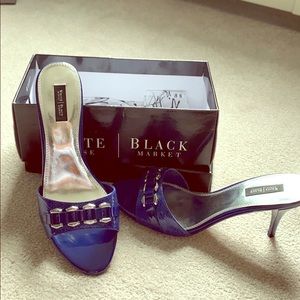 WHBM sandal, new, cobalt blue color size 10